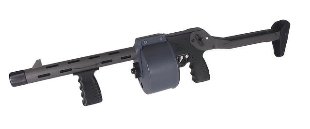 FCW ストライカー12 ガスショットガン 6mm ブラック APS ネイキッドバージョン-AIRSOFT GOGO エアガン・サバゲー用品通販