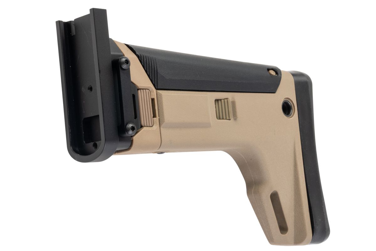 FCW WE / VFC SCAR GBBR 調節可能折りたたみストック - BK / DE-AIRSOFT GOGO エアガン・サバゲー用品通販
