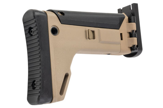 FCW WE / VFC SCAR GBBR 調節可能折りたたみストック - BK / DE-AIRSOFT GOGO エアガン・サバゲー用品通販