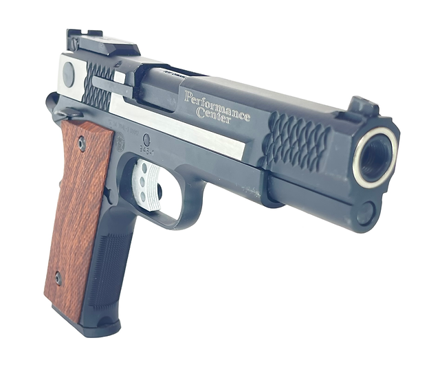 FCW x DOUBLE BELL M945 GBBピストル ブラックGBBスライド、ブラッシュド銀(ぎん)-AIRSOFT GOGO エアガン・サバゲー用品通販