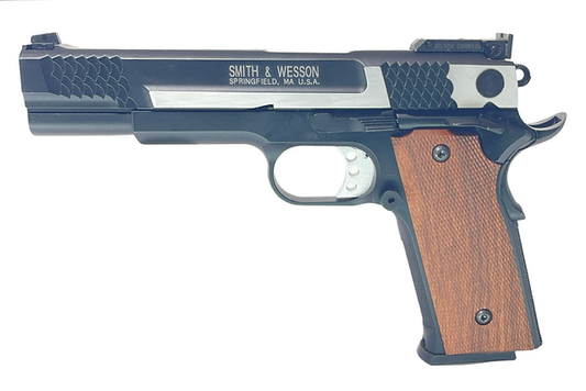 FCW x DOUBLE BELL M945 GBBピストル ブラックGBBスライド、ブラッシュド銀(ぎん)-AIRSOFT GOGO エアガン・サバゲー用品通販