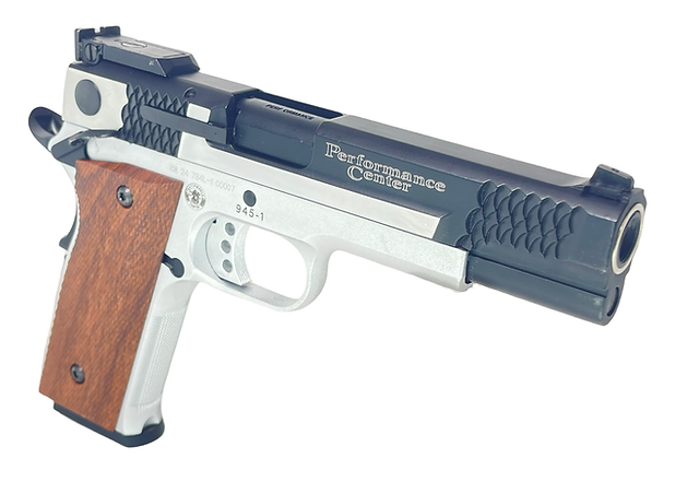 FCW x DOUBLE BELL M945 GBBピストル ブラックGBBスライド、ブラッシュド銀(ぎん)2トーン-AIRSOFT GOGO エアガン・サバゲー用品通販