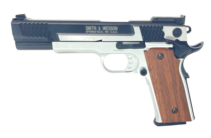FCW x DOUBLE BELL M945 GBBピストル ブラックGBBスライド、ブラッシュド銀(ぎん)2トーン-AIRSOFT GOGO エアガン・サバゲー用品通販