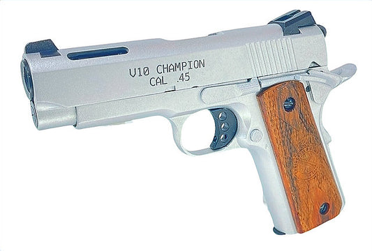 FCW x DOUBLE BELL V10 チャンピオン SFスタイル GBBP キンポイ スプリングフィールド ウッドグリップ SV付き-AIRSOFT GOGO エアガン・サバゲー用品通販