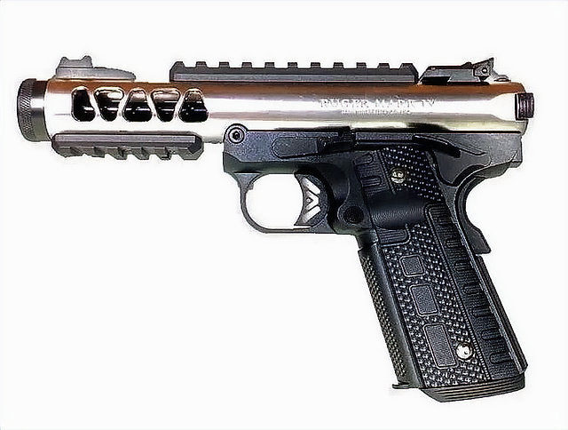 FCW x WE ギャラクシー 1911 GBBピストル ブラックフレーム - 銀(ぎん)-AIRSOFT GOGO エアガン・サバゲー用品通販