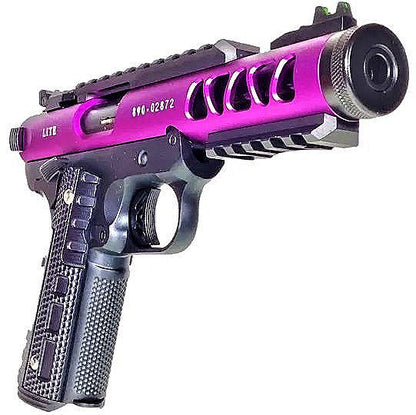 FCW x WE ギャラクシー 1911 GBBピストル ブラックフレーム - ピンク-AIRSOFT GOGO エアガン・サバゲー用品通販