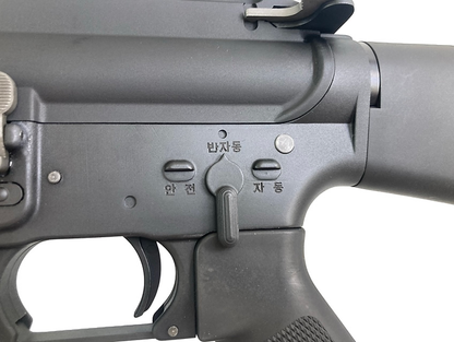 FCW x WE KM16A1 M16 GBBR、韓国軍マーク入り - ブラック-AIRSOFT GOGO エアガン・サバゲー用品通販