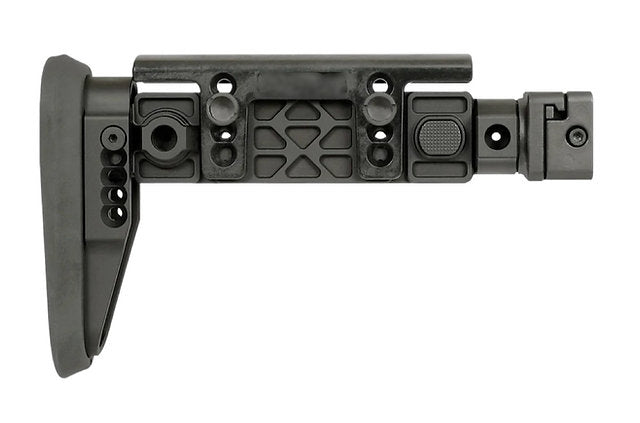 FCW ZenitCo MIストック、1913ピカティニーアダプターー（マーキング付き）付き - ブラック-AIRSOFT GOGO エアガン・サバゲー用品通販