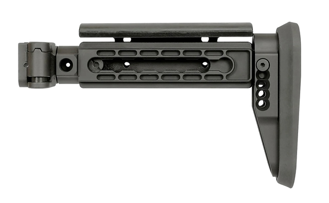 FCW ZenitCo MIストック、1913ピカティニーアダプターー（マーキング付き）付き - ブラック-AIRSOFT GOGO エアガン・サバゲー用品通販