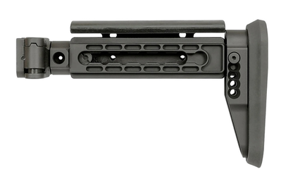 FCW ZenitCo MIストック、1913ピカティニーアダプターー（マーキング付き）付き - ブラック-AIRSOFT GOGO エアガン・サバゲー用品通販