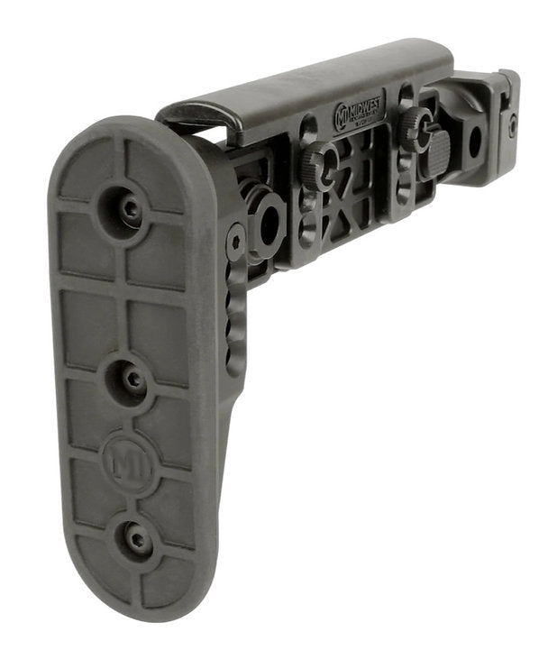 FCW ZenitCo MIストック、1913ピカティニーアダプターー（マーキング付き）付き - ブラック-AIRSOFT GOGO エアガン・サバゲー用品通販