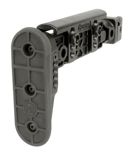 FCW ZenitCo MIストック、1913ピカティニーアダプターー（マーキング付き）付き - ブラック-AIRSOFT GOGO エアガン・サバゲー用品通販