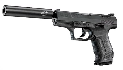 FCW製 P99ダミーサプレッサー（バレルエクステンションキット付き）WE P99 GBB用-AIRSOFT GOGO エアガン・サバゲー用品通販