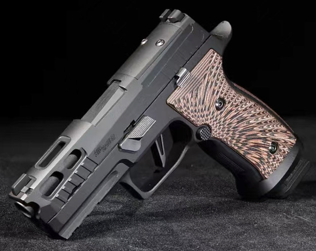 FCWウッドグリップ (FCW / マークスマン / ParaBellum GBBP) P320 AXG GBBP用 - 赤-AIRSOFT GOGO エアガン・サバゲー用品通販
