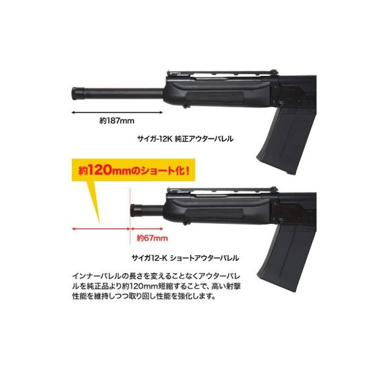 FIRST FACTORY 東京マルイ SAIGA-12K ショートアウターバレル