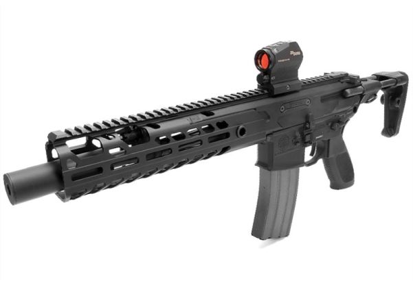 First Factory SIG Sauer MCX AEG エアソフトガン 調整可能アウターバレル＆ガスブロックセット（14mm逆スクリュー）-AIRSOFT GOGO エアガン・サバゲー用品通販