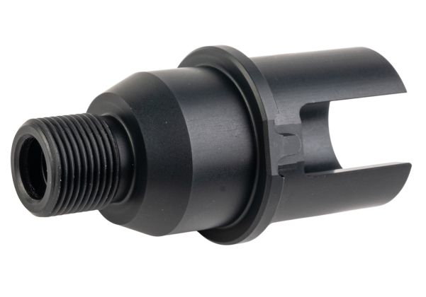 First Factory Tokyo Marui EVOLT M4A1 アウターバレルベース ショート - ブラック-AIRSOFT GOGO エアガン・サバゲー用品通販