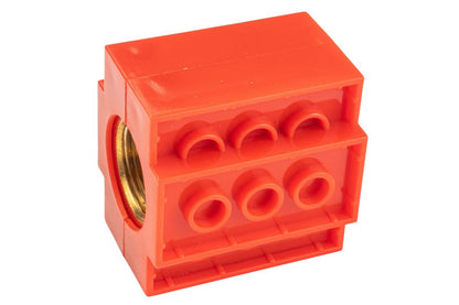First Factory製ブロックフラッシュハイダー（14mmCCW - 赤）-AIRSOFT GOGO エアガン・サバゲー用品通販