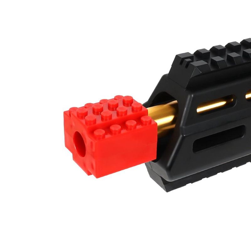 First Factory製ブロックフラッシュハイダー（14mmCCW - イエロー）-AIRSOFT GOGO エアガン・サバゲー用品通販