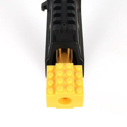 First Factory製ブロックフラッシュハイダー（14mmCCW - イエロー）-AIRSOFT GOGO エアガン・サバゲー用品通販
