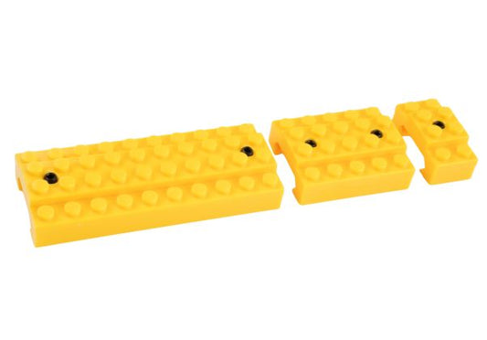 First Factoryブロック ピカティニーカバー（イエロー）-AIRSOFT GOGO エアガン・サバゲー用品通販