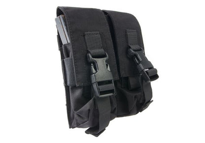 Flash Force Industries (FFI) ダブル556 / M4マガジンポーチ - ブラック-AIRSOFT GOGO エアガン・サバゲー用品通販