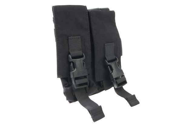 Flash Force Industries (FFI) ダブル556 / M4マガジンポーチ - ブラック-AIRSOFT GOGO エアガン・サバゲー用品通販