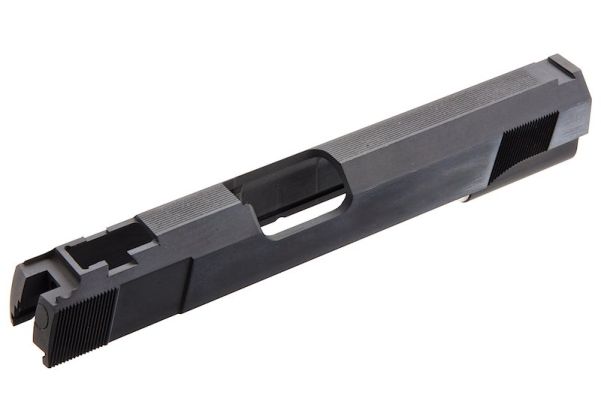 FPR CNC Infinity SD スチールGBBスライド（Tokyo Marui HI-CAPA 5.1 GBB用） - ブラック-AIRSOFT GOGO エアガン・サバゲー用品通販