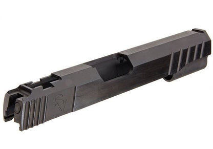 FPR CNC Infinity SV スチールGBBスライド Tokyo Marui HI-CAPA 5.1 GBB用 - ブラック-AIRSOFT GOGO エアガン・サバゲー用品通販