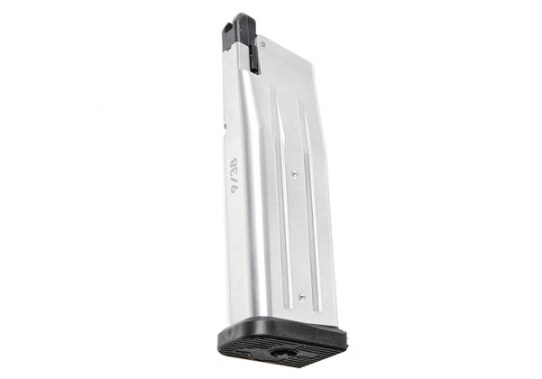 FPR Hi Capa 5.1 グリーンガスマガジン（20発装填、CNCスチール製、STIリアルタイプ（126mm））-AIRSOFT GOGO エアガン・サバゲー用品通販