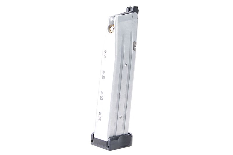 FPR Hi Capa 5.1 グリーンガスマガジン（31発装填、CNCスチール製、STIリアルタイプ（150mm））-AIRSOFT GOGO エアガン・サバゲー用品通販