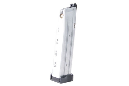 FPR Hi Capa 5.1 グリーンガスマガジン（31発装填、CNCスチール製、STIリアルタイプ（150mm））-AIRSOFT GOGO エアガン・サバゲー用品通販