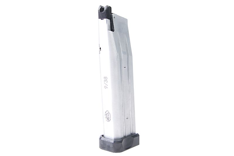FPR Hi Capa 5.1 グリーンガスマガジン（31発装填、CNCスチール製、STIリアルタイプ（150mm））-AIRSOFT GOGO エアガン・サバゲー用品通販