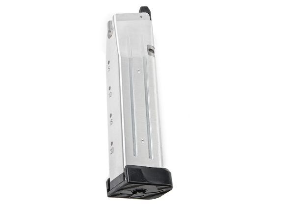 FPR Hi Capa 5.1 グリーンガスマガジン（31発装填、CNCスチール製STIルートタイプ（150mm））-AIRSOFT GOGO エアガン・サバゲー用品通販