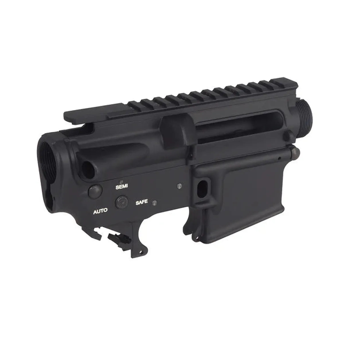 G&D M4 フラットトップレシーバー - DTW / PTW M4 用マーキングなし (GD-0307) - ブラック-AIRSOFT GOGO エアガン・サバゲー用品通販