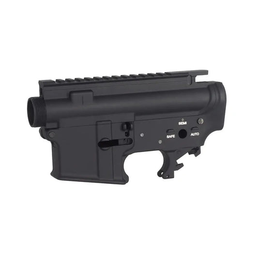 G&D M4 フラットトップレシーバー - DTW / PTW M4 用マーキングなし (GD-0307) - ブラック-AIRSOFT GOGO エアガン・サバゲー用品通販