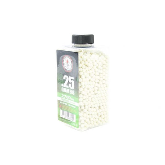 G&G 6MM エアソフト トレーサー BB (0.25G、2700RDS) - グリーン-AIRSOFT GOGO エアガン・サバゲー用品通販