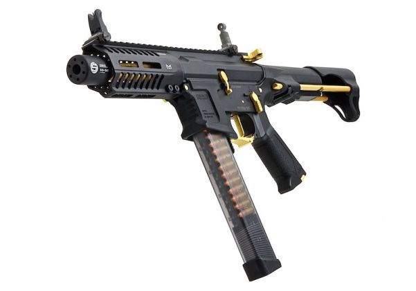 G&G ARP9 ステルス金(きん) エアソフト M4 9mm 電動ライフル-AIRSOFT GOGO エアガン・サバゲー用品通販