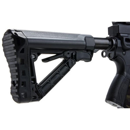 G&G CM16 LMG (コンバットマシン) ステルス エアガン AEG ライフル - ブラック-AIRSOFT GOGO エアガン・サバゲー用品通販