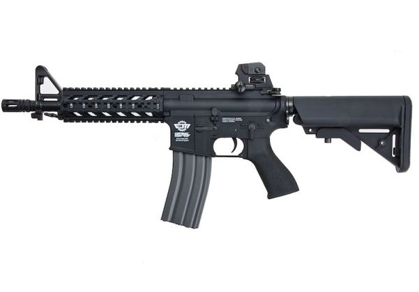 G&G CM16 レイダー（コンバットマシン）エアソフト M4 AEG ライフル - ブラック-AIRSOFT GOGO エアガン・サバゲー用品通販
