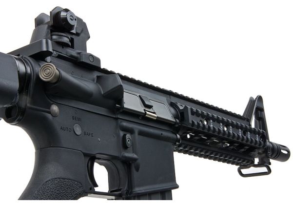 G&G CM16 レイダー（コンバットマシン）エアソフト M4 AEG ライフル - ブラック-AIRSOFT GOGO エアガン・サバゲー用品通販
