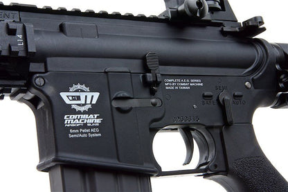 G&G CM16 レイダー（コンバットマシン）エアソフト M4 AEG ライフル - ブラック-AIRSOFT GOGO エアガン・サバゲー用品通販
