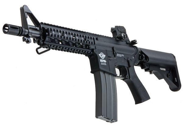 G&G CM16 レイダー（コンバットマシン）エアソフト M4 AEG ライフル - ブラック-AIRSOFT GOGO エアガン・サバゲー用品通販