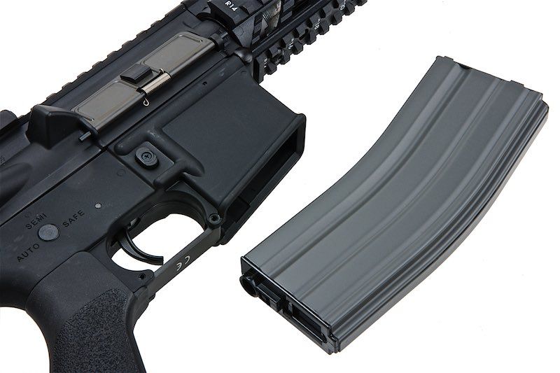 G&G CM16 レイダーL（コンバットマシン）エアソフトM4電動ライフル - ブラック-AIRSOFT GOGO エアガン・サバゲー用品通販