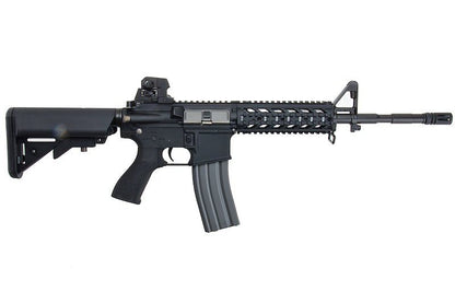 G&G CM16 レイダーL（コンバットマシン）エアソフトM4電動ライフル - ブラック-AIRSOFT GOGO エアガン・サバゲー用品通販