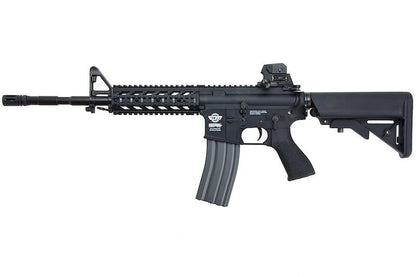 G&G CM16 レイダーL（コンバットマシン）エアソフトM4電動ライフル - ブラック-AIRSOFT GOGO エアガン・サバゲー用品通販