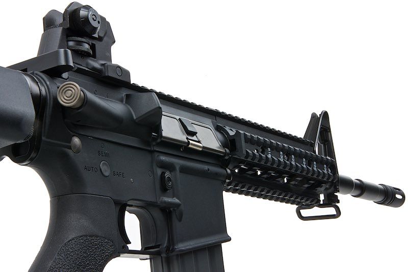 G&G CM16 レイダーL（コンバットマシン）エアソフトM4電動ライフル - ブラック-AIRSOFT GOGO エアガン・サバゲー用品通販
