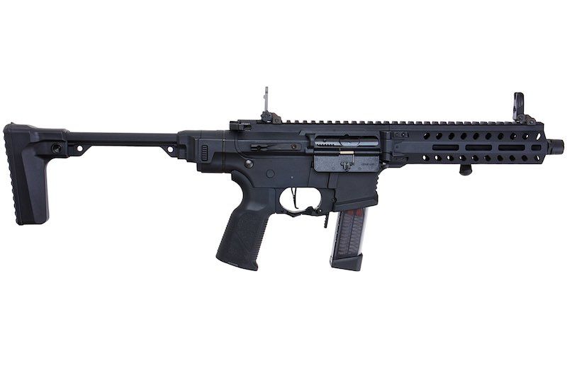 G&G FAR 9 ラピッドフォールディング PCC エアソフト AEG ライフル - ブラック-AIRSOFT GOGO エアガン・サバゲー用品通販
