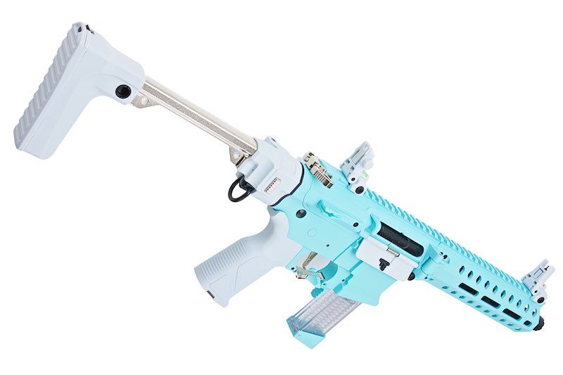 G&G FAR 9 ラピッドフォールディング PCC エアソフト電動ライフル - マカロンブルー-AIRSOFT GOGO エアガン・サバゲー用品通販