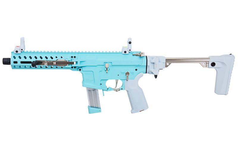 G&G FAR 9 ラピッドフォールディング PCC エアソフト電動ライフル - マカロンブルー-AIRSOFT GOGO エアガン・サバゲー用品通販